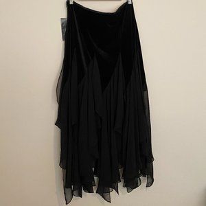 IGNITE EVEING BY CAROL LIN BLACK SKIRT